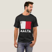 Malta-vlag T-shirt (Voorkant volledig)