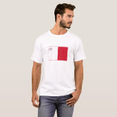 Malta-vlag T-shirt (Voorkant volledig)