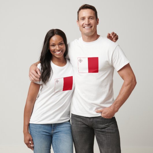 Malta-vlag T-shirt (Unisex)