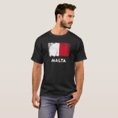 Malta-vlag T-shirt (Voorkant volledig)