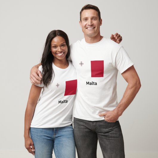 Malta-vlag T-shirt (Unisex)
