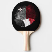 Malta vlag tafeltennisbatje (Voorkant)