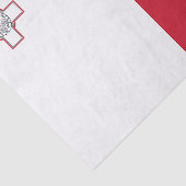Malta-vlag Tissuepapier (Detail)