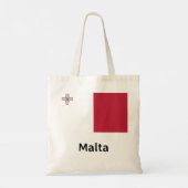 Malta-vlag Tote Bag (Achterkant)