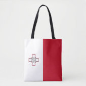 Malta-vlag Tote Bag (Voorkant)
