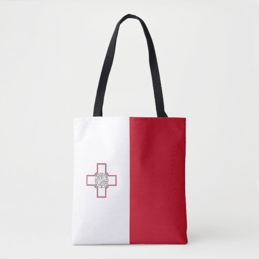 Malta-vlag Tote Bag (Voorkant)
