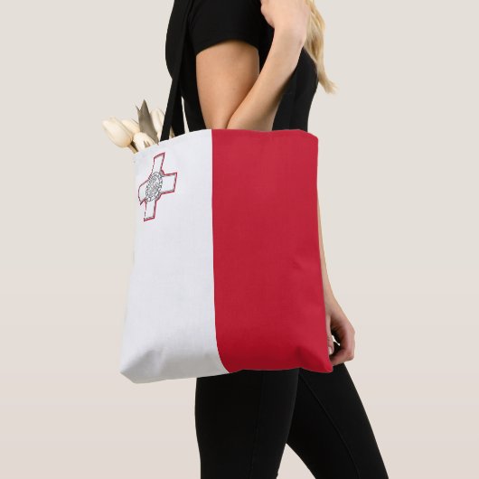 Malta-vlag Tote Bag (Dichtbij)
