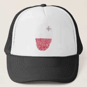 Malta Vlag Vingerprint Land Pride Identity Trucker Pet