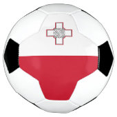 Malta-vlag Voetbal (Gedraaid)