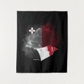 Malta vlag wandkleed (Voorkant)