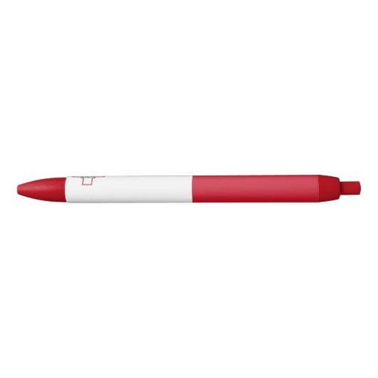 Malta Vlag Zwarte Inkt Pen (Voorkant)