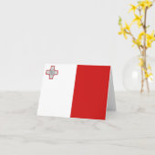 Malta-vlagnotitie Kaart (Gele Bloem)