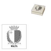 Malta Wapen van Rubber Stamp Rubberstempel (Gestempeld)