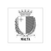 Malta Wapen van Rubber Stamp Rubberstempel (Afrduk)