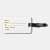 Malta* Wapenmunt Bagagelabel (Achterkant horizontaal)