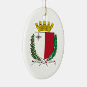 Malta Wapenmunt Keramisch Ornament (Rechts)