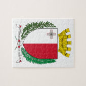 Malta - Wapenmunt Legpuzzel (Horizontaal)