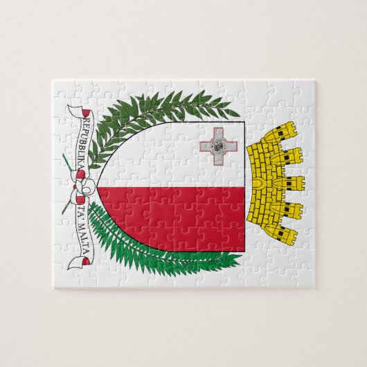 Malta - Wapenmunt Legpuzzel (Horizontaal)