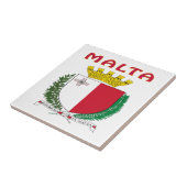 MALTA-wapenschild Tegeltje (Zijkant)