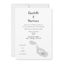Malta Wedding Destination Photo Invitation