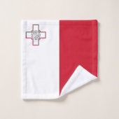 Maltaanse vlag bad handdoek (Wasdoekje)