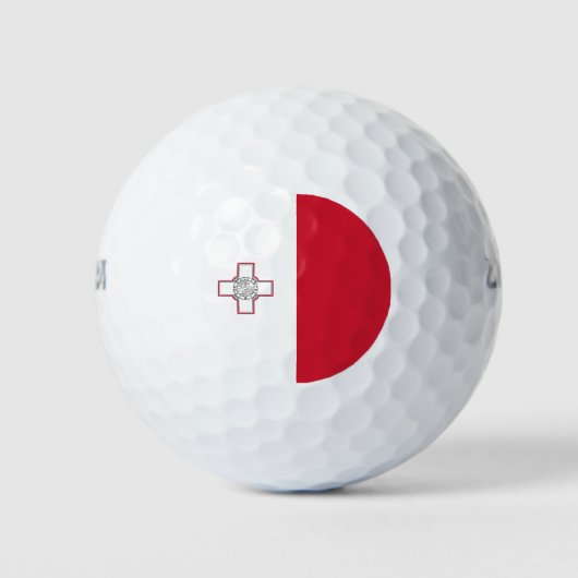 Maltaanse vlag golfballen (Voorkant)