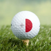 Maltaanse vlag golfballen (Insitu Shirt)