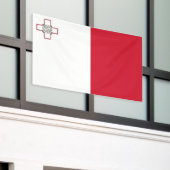 Maltaanse vlag spandoek (Buitenkant Gebouw)