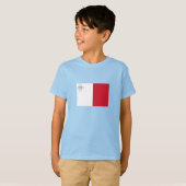 Maltaanse vlag t-shirt (Voorkant volledig)