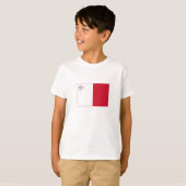 Maltaanse vlag t-shirt (Voorkant volledig)