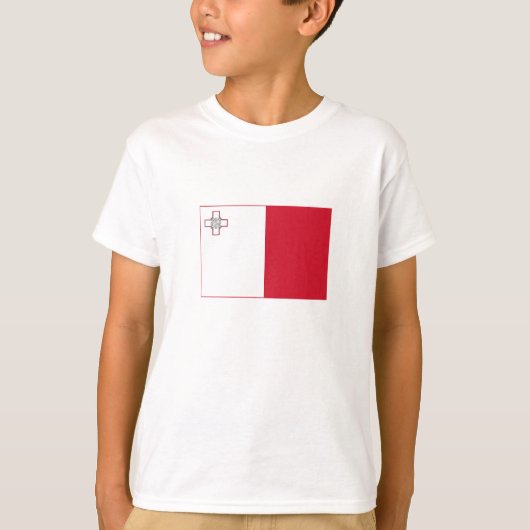 Maltaanse vlag t-shirt (Voorkant)