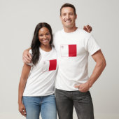 Maltaanse vlag t-shirt (Unisex)
