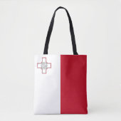 Maltaanse vlag tote bag (Voorkant)