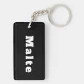 Malte Sleutelhanger (achterkant)