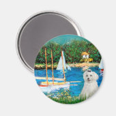 MALTEES 10 - Zeilboten Magneet (Voorkant / Achterkant)