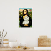 Maltees 11 - Mona Lisa Poster (Keuken)