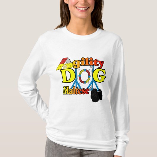 Maltees_Agility Gifts T-shirt (Voorkant)