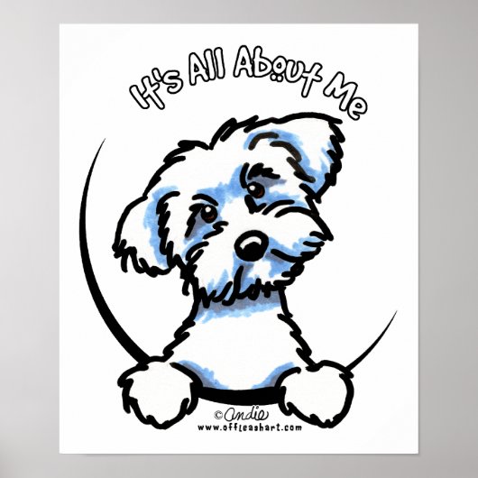 Maltees alles over mij poster (Voorkant)