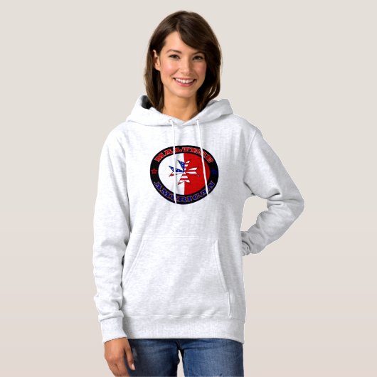 Maltees American Cross Ensign Hoodie (Voorkant volledig)