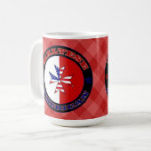 Maltees American Cross Ensign Koffiemok (Voorkant links)