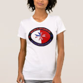 Maltees American Cross Ensign, Malta T-shirt (Voorkant)