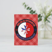 Maltees American Cross Ensign Post Kaarten (Staand voorkant)