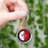 Maltees American Cross Ensign Sleutelhanger (Hand)