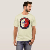 Maltees American Cross Ensign T-shirt (Voorkant volledig)