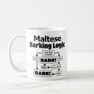 Maltees Barking Logic Koffiemok
