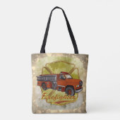 Maltees brandweervoertuig brandweerman tote bag (Achterkant)