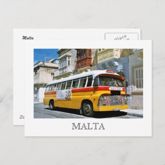 Maltees Briefkaart (Voorkant / Achterkant)