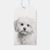  Maltees Cadeaulabel (Voorkant)