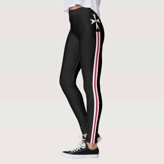 Maltees Cross Black & White Knight mode /Malta Leggings (Links)