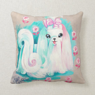 Maltees Cute Puppy Dog Kussen